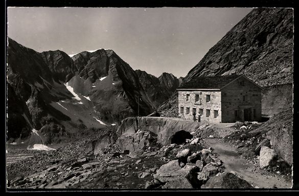 Cartoline postali: AK Cabane du Mountet, Le Pigne de la Lex – Usato da Berlin venduto da bartko-reher