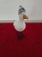Deko Möwe mit Mütze Figur Heimdeko