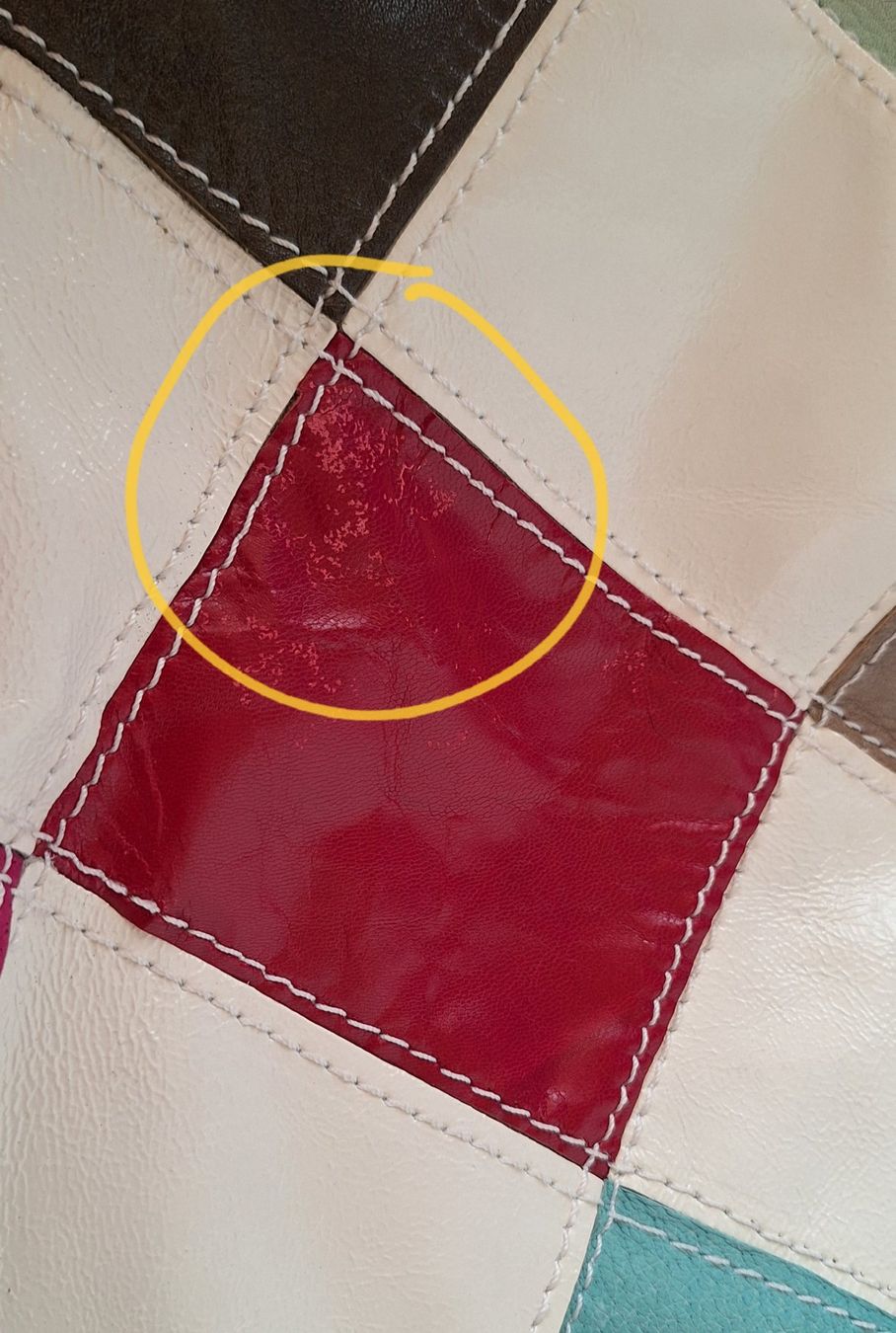 Borse da donna: Umhängetasche Schultertasche Design Patchwork bunt gross – Usato da Gurtnellen venduto da Rhino77 4