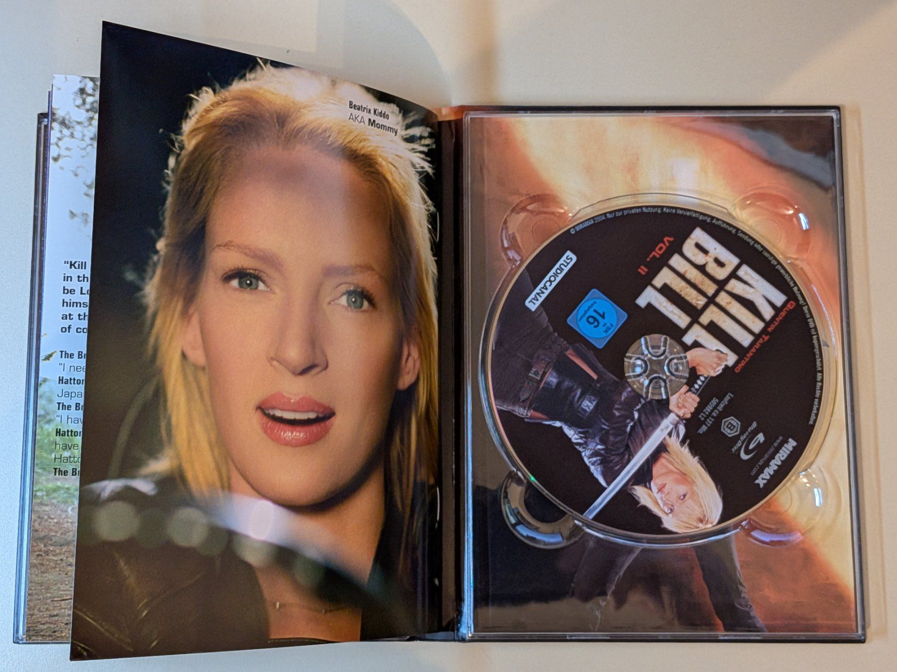 Tous les DVDs: Kill Bill Vol.1&2 Mediabook [2 Blu-rays] – D'occasion à Port par gecotom 2