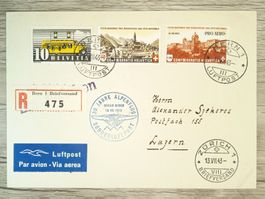 TR65 Enveloppe + Timbre Suisse 1943