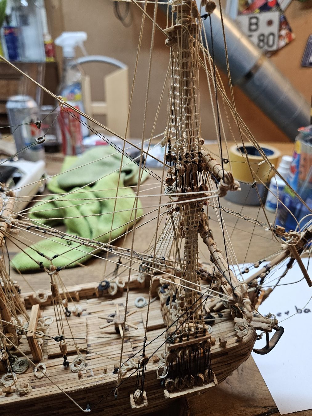 Modellbausätze & Standmodelle: Grosssegler Schiffsmodell Holz Handarbeit (S) – Gebraucht aus Rorschach von TimelessTrading 7