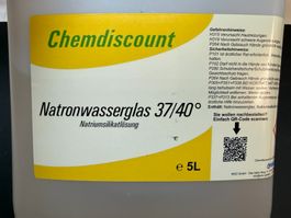 Natronwasserglas 5l, Originalkanister ungeöffnet
