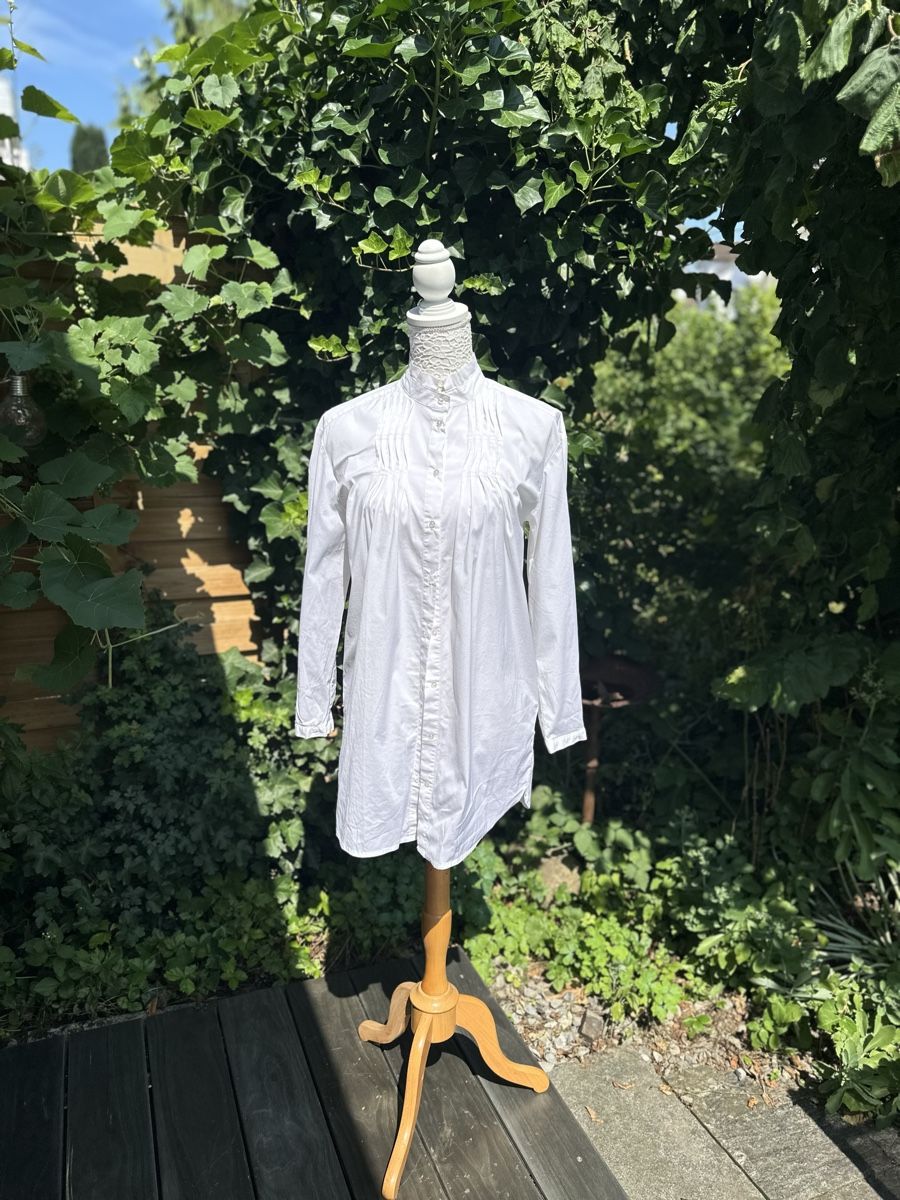 Cream Camicette: Cream Tunika / Longbluse Grösse 34 Weiss – Usato da Baar venduto da AlicjasWunderland