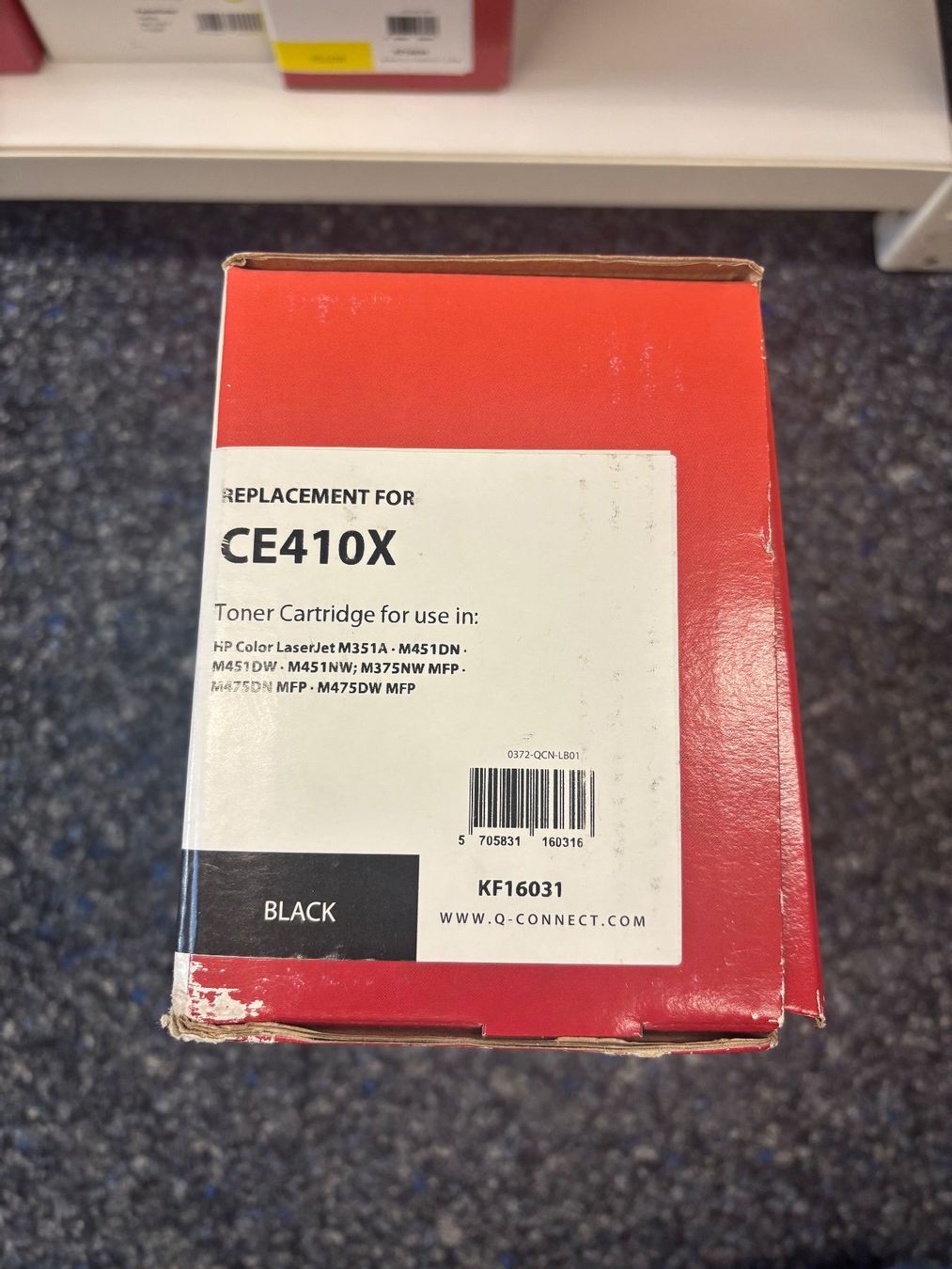Cartucce per stampanti & toner: Q-Connect Toner CE410X schwarz neu – Nuovo e nell'imballaggio originale da Aarau venduto da ric_j2fq 1