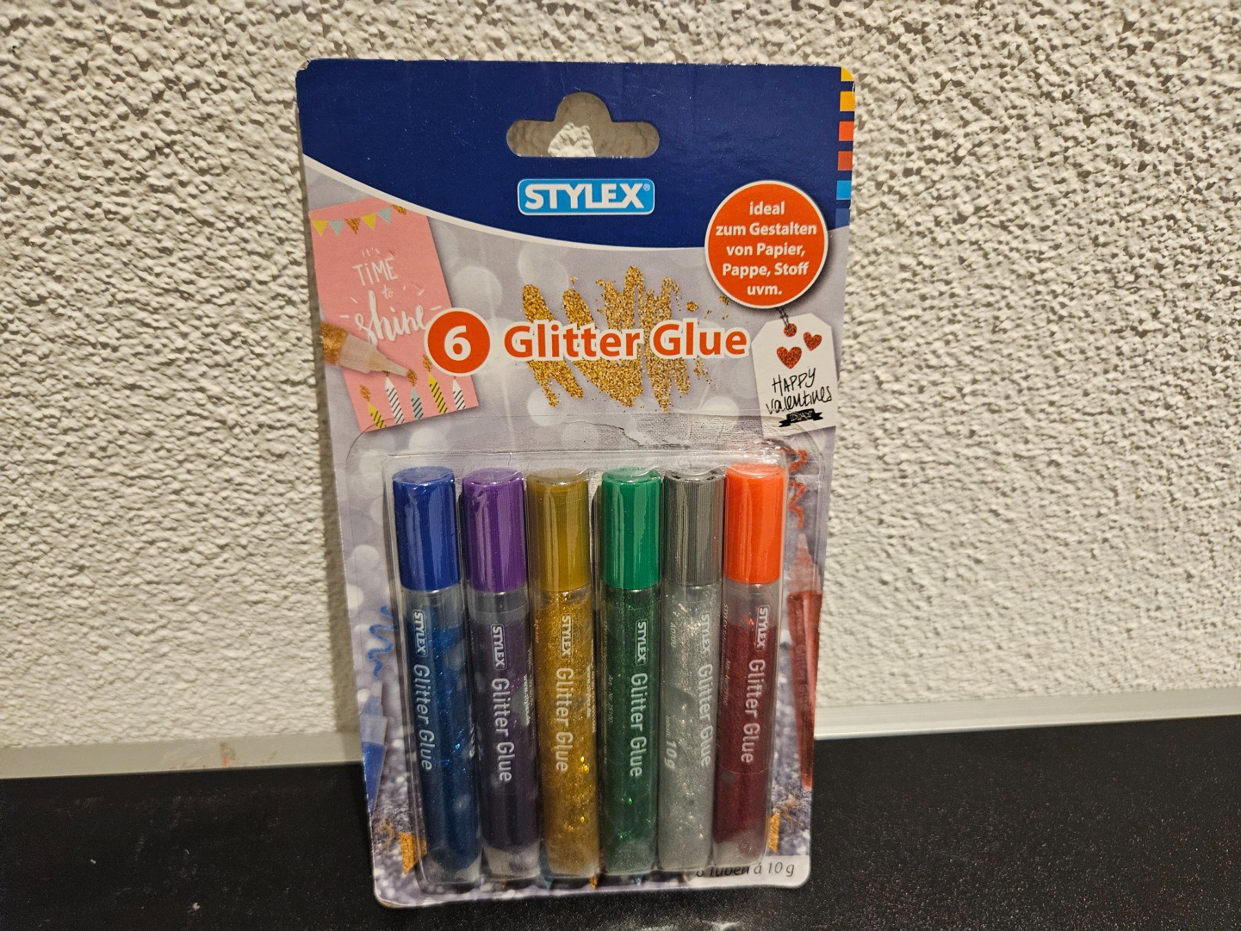 Kit bricolage: Neu - Glitzer Leim (Verp. Beschädigt)) – Nuovo e nell'imballaggio originale da Dagmersellen venduto da Jarsetz_Restposten