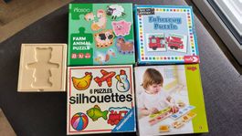 5 Puzzles ab 2 Jahre