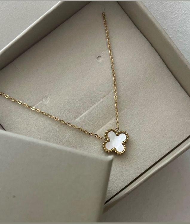 TempBeau Halskette Damen 18K Vergoldet - Schmetterling/Kleeblatt/Herz