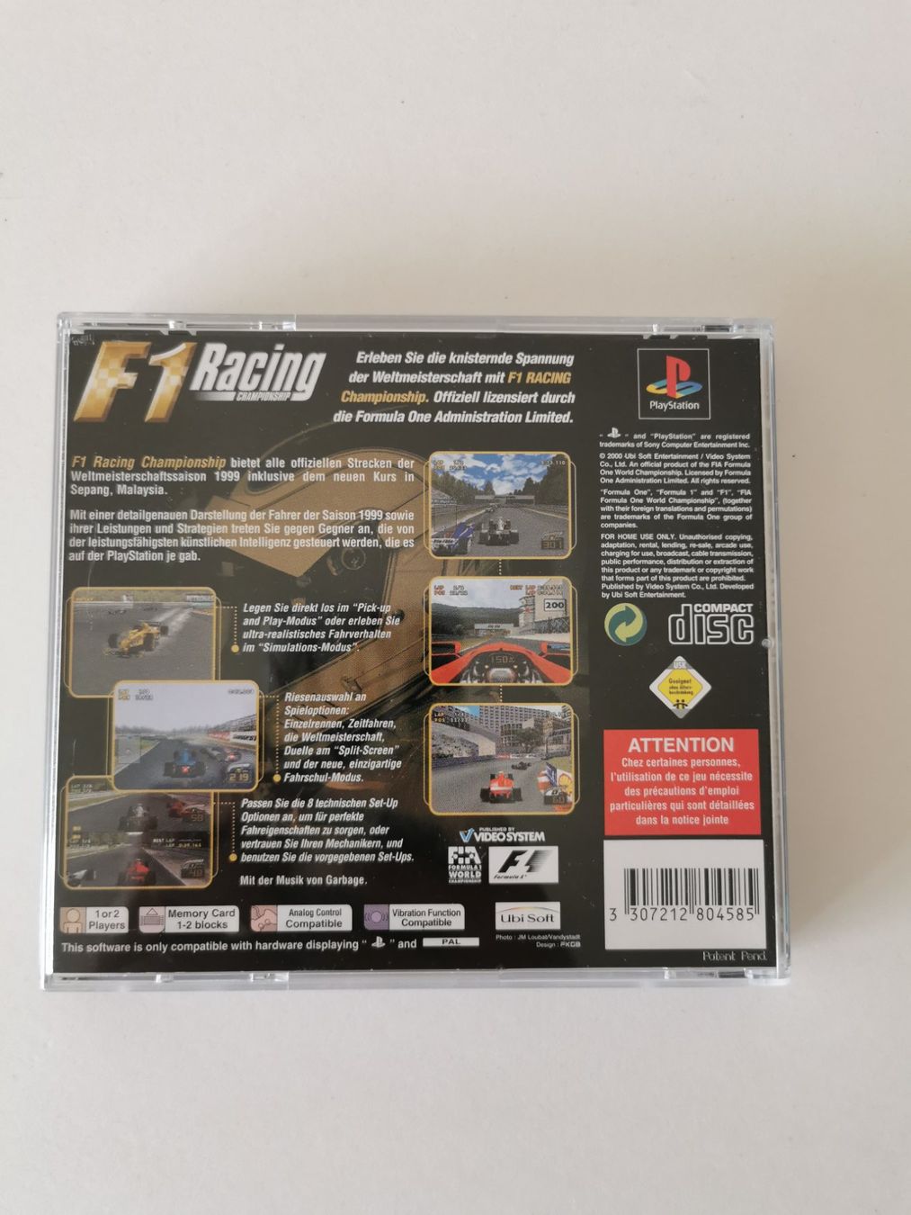 Giochi: Ps - F1 Racing Championship – Usato da Lenzburg venduto da eyworld 2