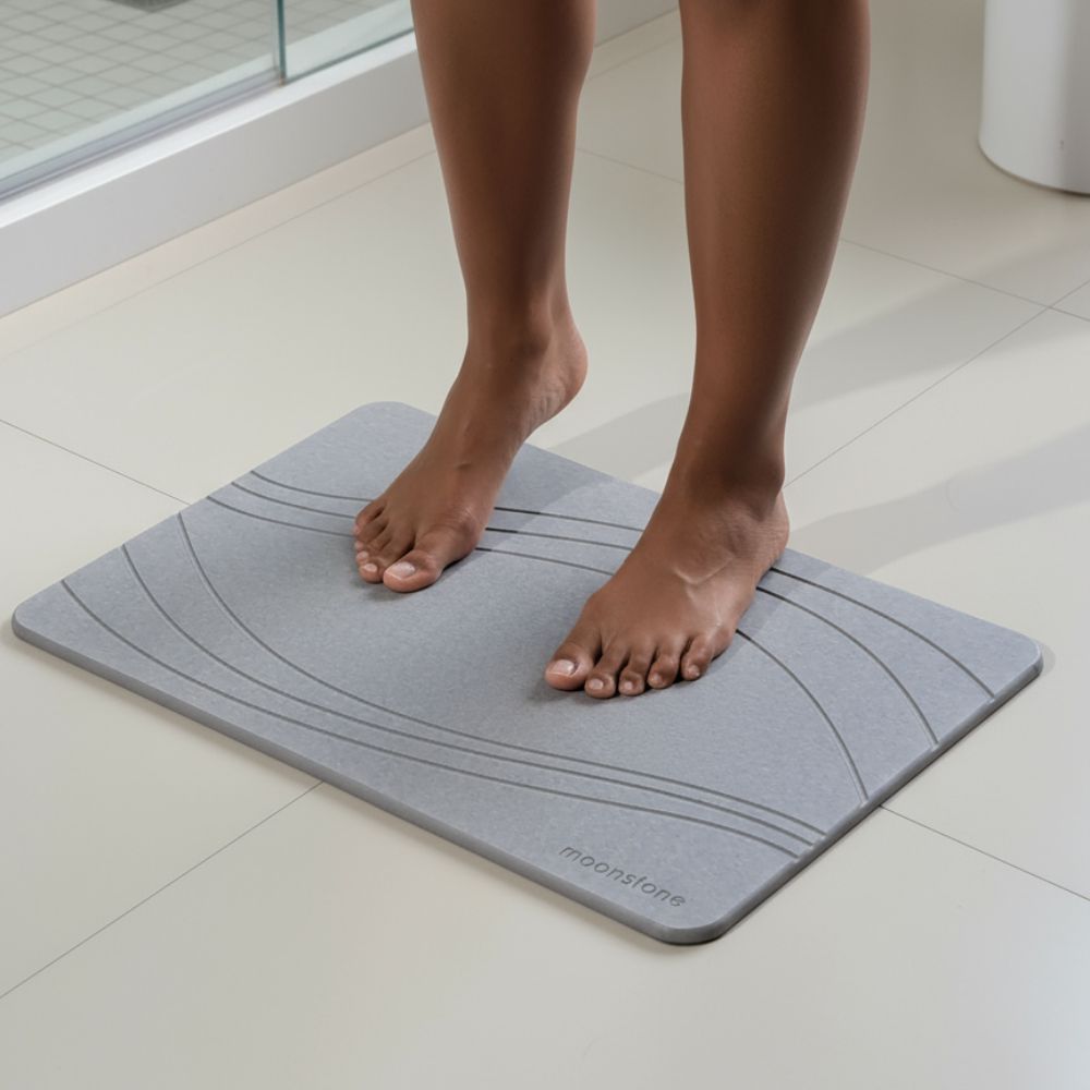 Teppiche: Badematte Terra Vela hellgrau aus Kieselgur – Neu und originalverpackt aus Dietlikon von Salesmax 7