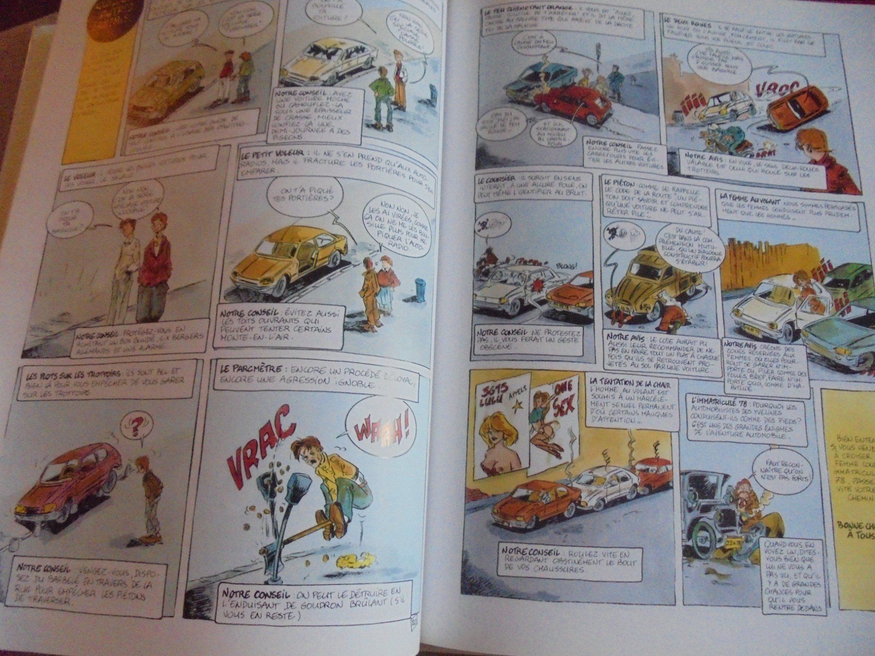 Fumetti: " le  guide du self-control à l'usage des conducteurs " 1999 – Usato da Crissier venduto da Promopost 3