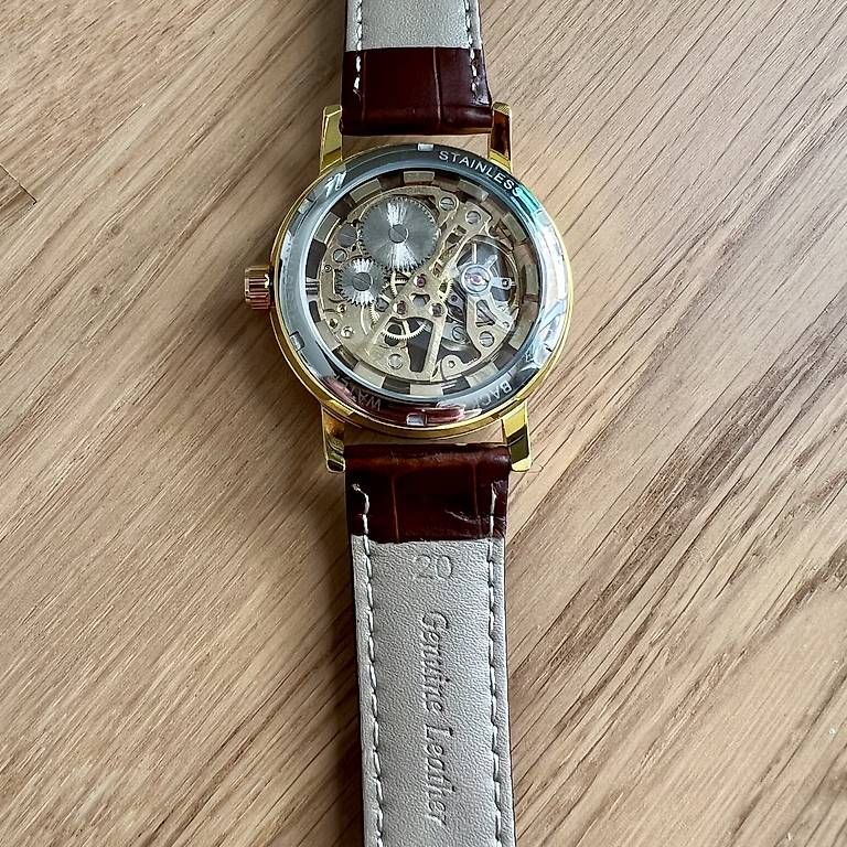 Orologi: Sewor Skeleton Mechanische Uhr Silver-Braun – Nuovo e nell'imballaggio originale da Dübendorf venduto da mnc_5djq 1