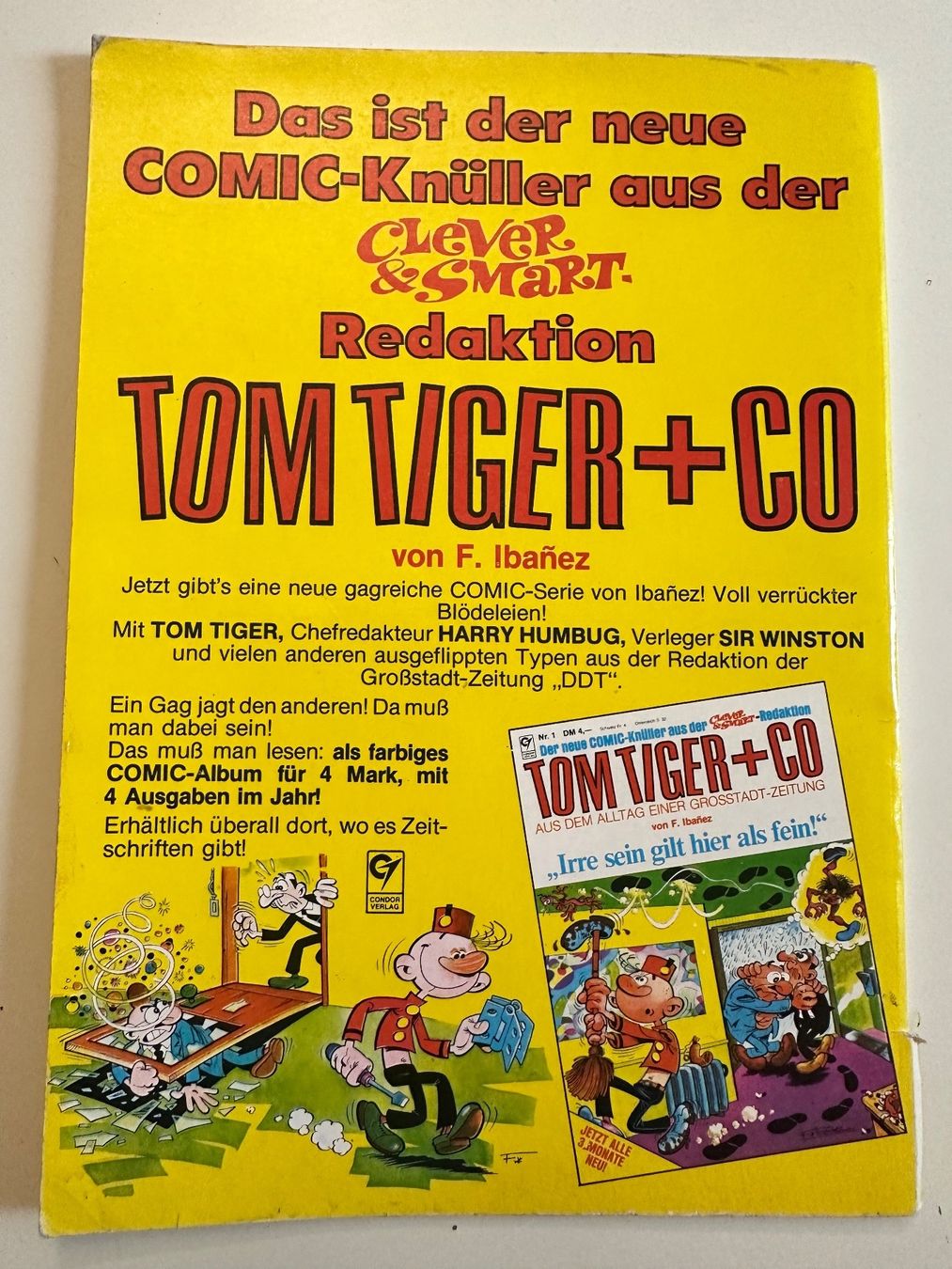Fumetti: TOM TIGER + CO BAND 1 - CLEVER & SMART REDAKTION – Usato da Münsingen venduto da Ganjam 2