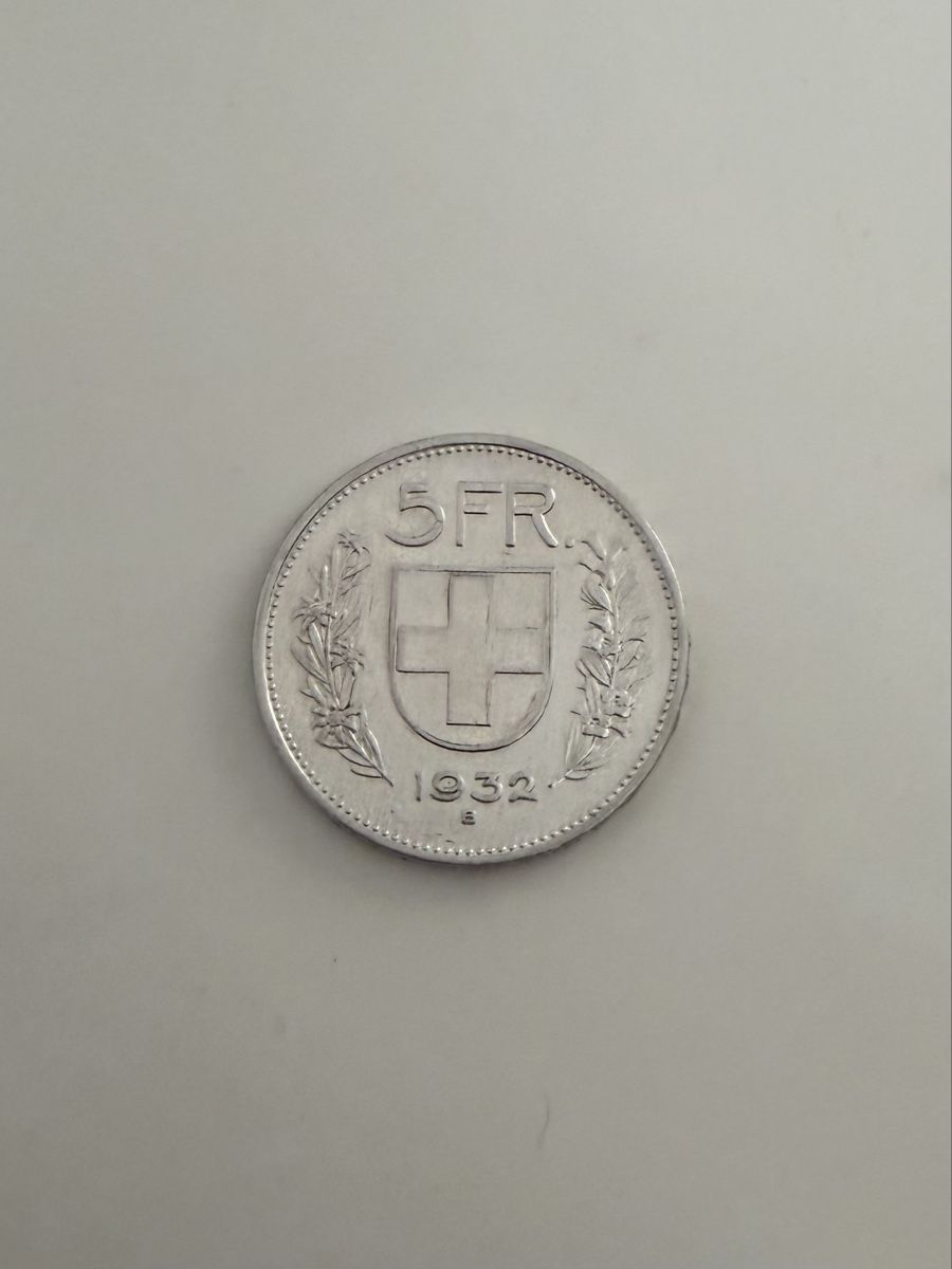 Tutti le monete: Schweizer 5 Franken Münze 1932, Silber – Usato da Oberentfelden venduto da Aidan1981