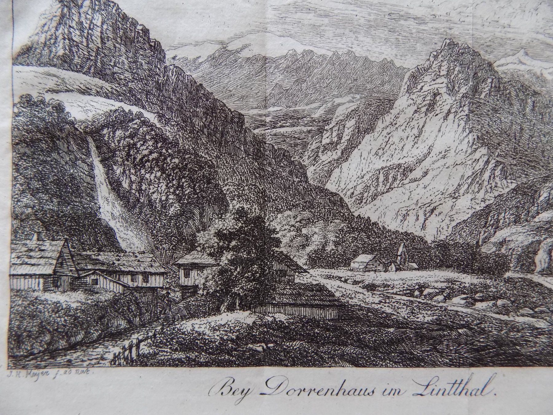 Gravures: Dorrenhaus bei Linthal – D'occasion à Risch par Rischli15 2