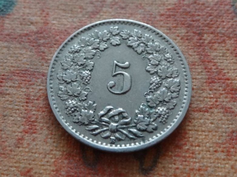 Tutti le monete: 5 Rp. 1942 – Usato da Romanel-sur-Lausanne venduto da Swift13 1