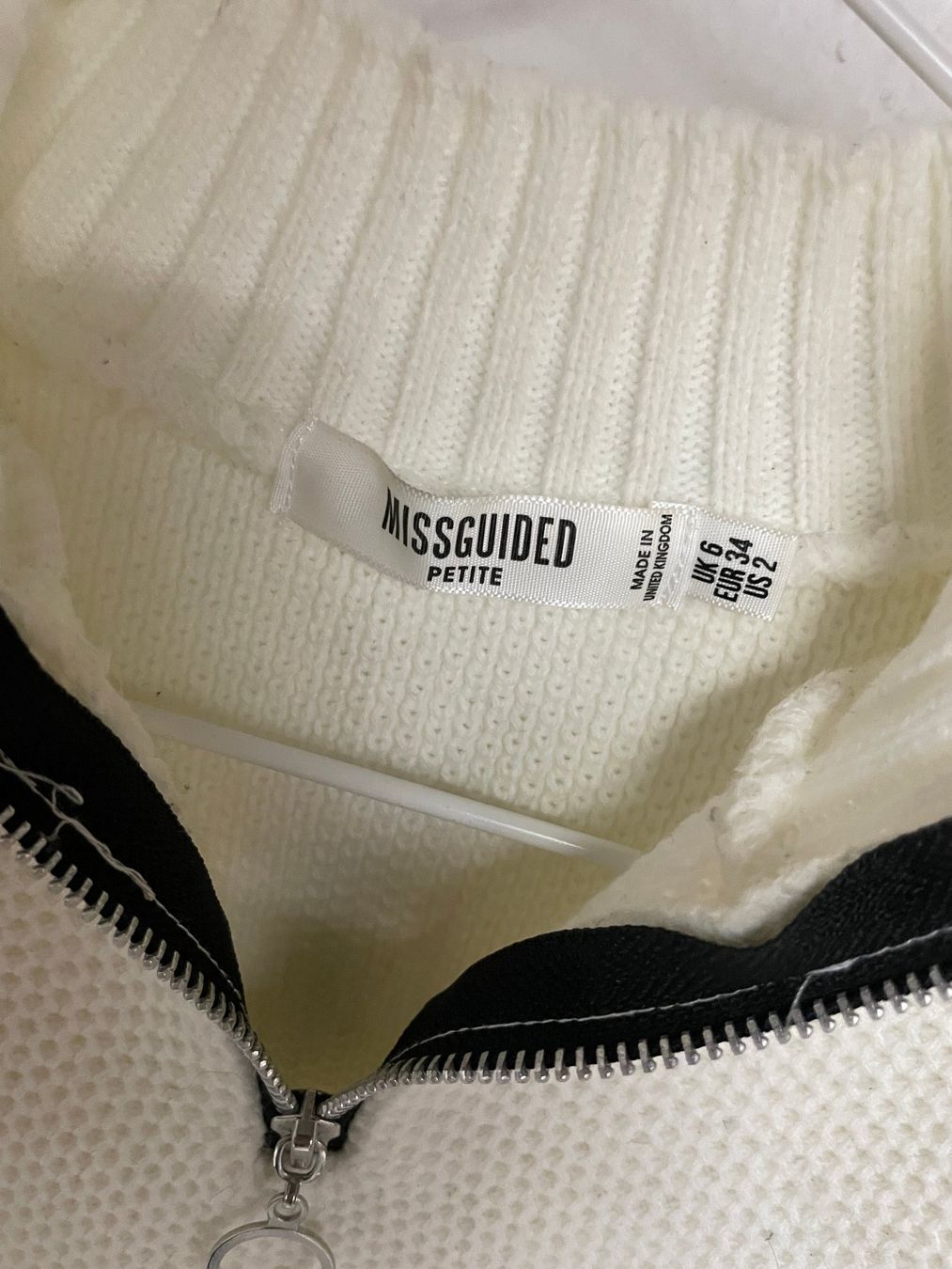 Maglioni & Felpe: Pullover. Cropped. 34. Weiss. Missguided. Petite. – Usato da Nussbaumen AG venduto da iva_ 3