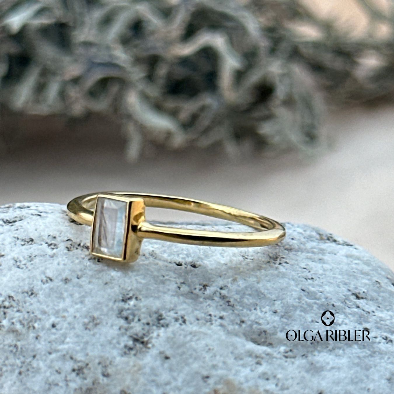 Olga Ribler Anelli: Mondstein Ring Silber filigran Grösse 56 – Nuovo (secondo la descrizione) da Luzern venduto da Schmuckoutlet 2