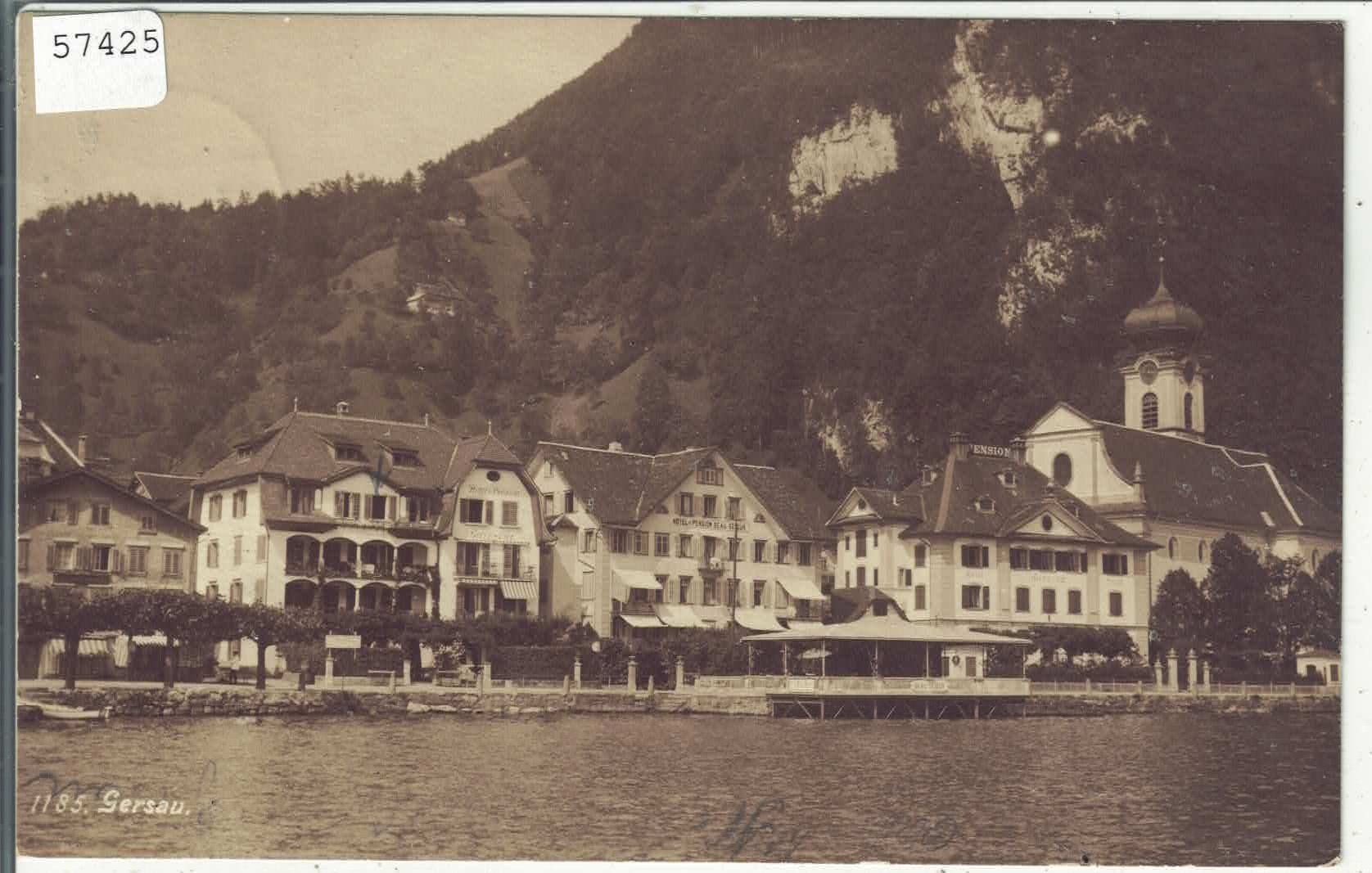 Cartoline postali: Gersau - Teilansicht am See – Usato da Ettingen venduto da Kartenplanet