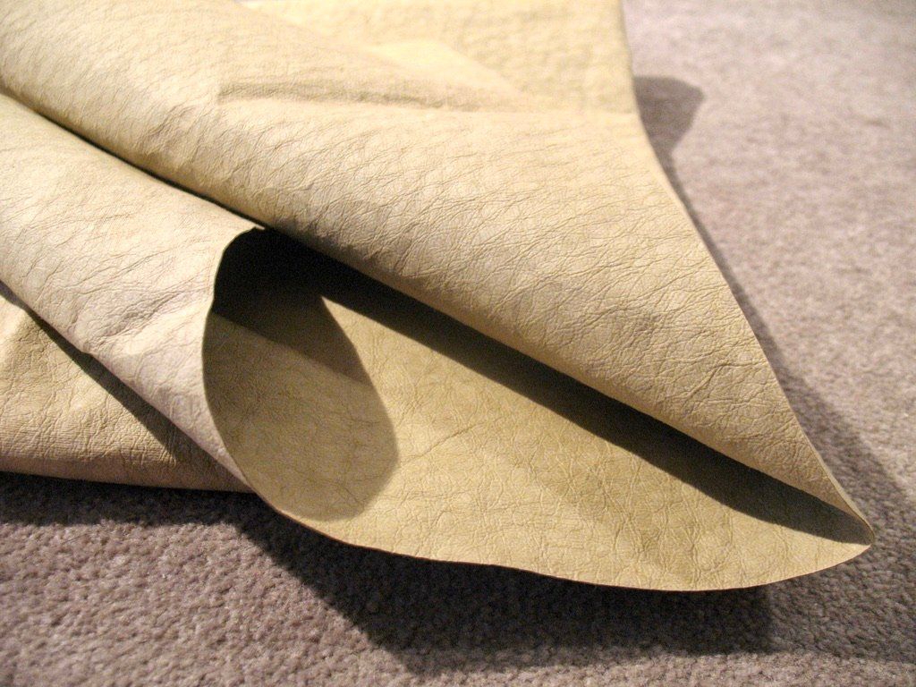 Tessuti: Kunst Leder Stoff Couch Sofa Überzug Trommel-Stoff? hellbrau – Nuovo (secondo la descrizione) da Wil ZH venduto da Arbolero 9