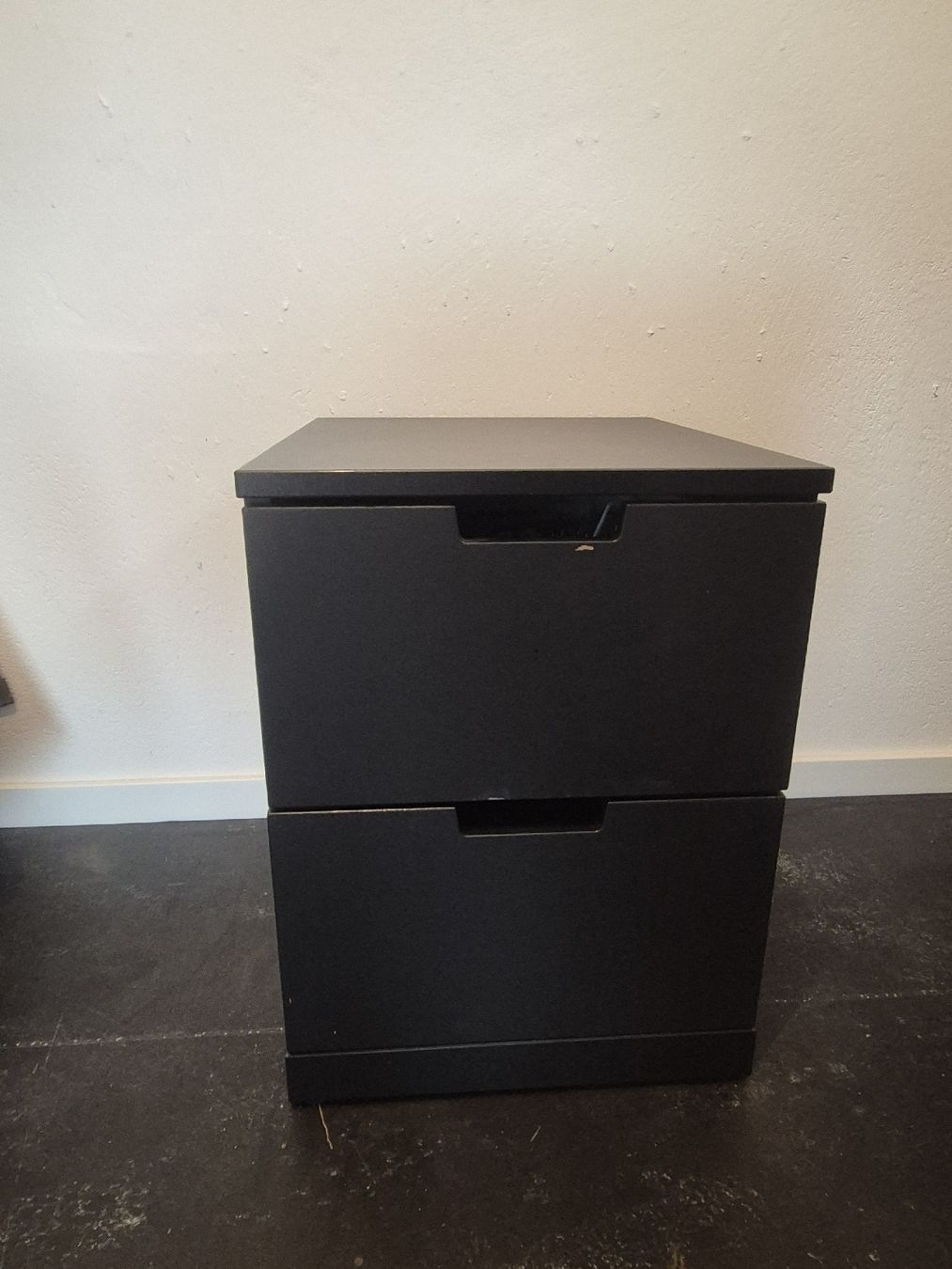 Ikea Cassettiere:  NORDLI Kommode mit 2 Schubladen, anthrazit – Usato da Baden venduto da midewe 2