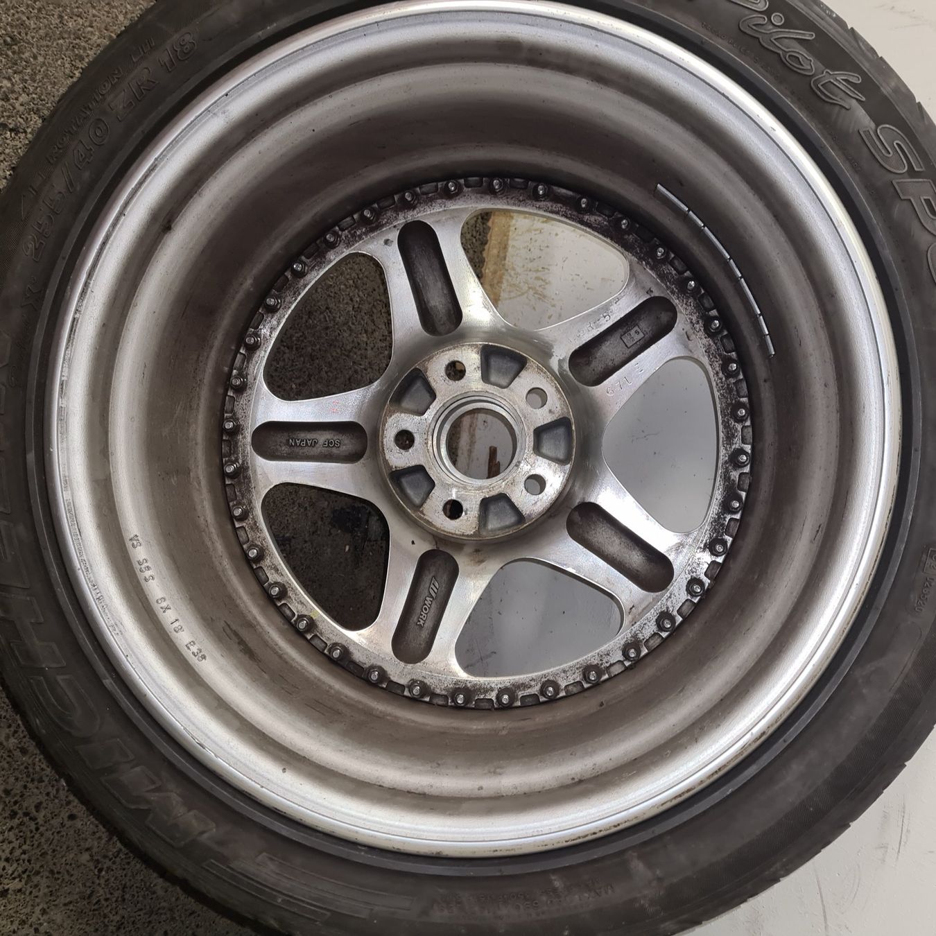 Pneumatici & Ruote complete: Ferrari Testarossa - Roues 18'' avec pneus – Usato da Coppet venduto da SergeG01 5