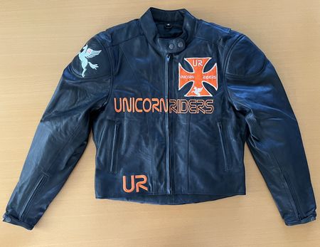 Superbe veste de moto en cuir boeuf pour femme - M (NEW)