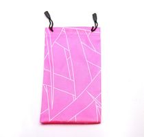 NEUES Brillenetui 18 x 9 cm lila-weiss - 202686