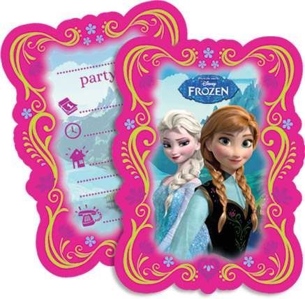Disney Alle Dekorationen: Frozen / Einladungen / 6Stk. – Neu und originalverpackt aus Wetzikon ZH von partyonlineshop