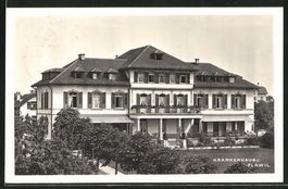 Flawil, Krankenhaus, gelaufen 1933