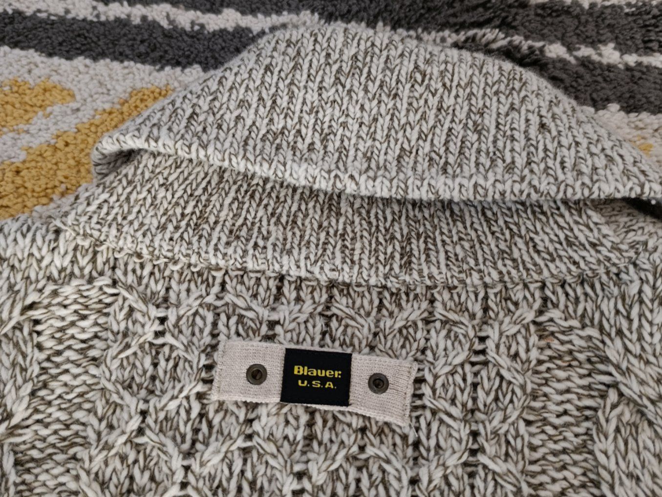 Giacche: Marke: Blauer USA, Baumwolle Strickjacke, Gr.L – Usato da Wil SG venduto da Donaldus 5