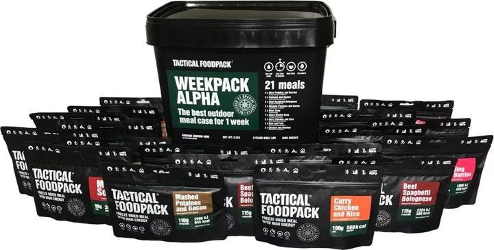 Aliments & Spécialités: Tactical Foodpack Weekpack Alpha – Neuf avec emballage d'origine à Agno par Olialby 2
