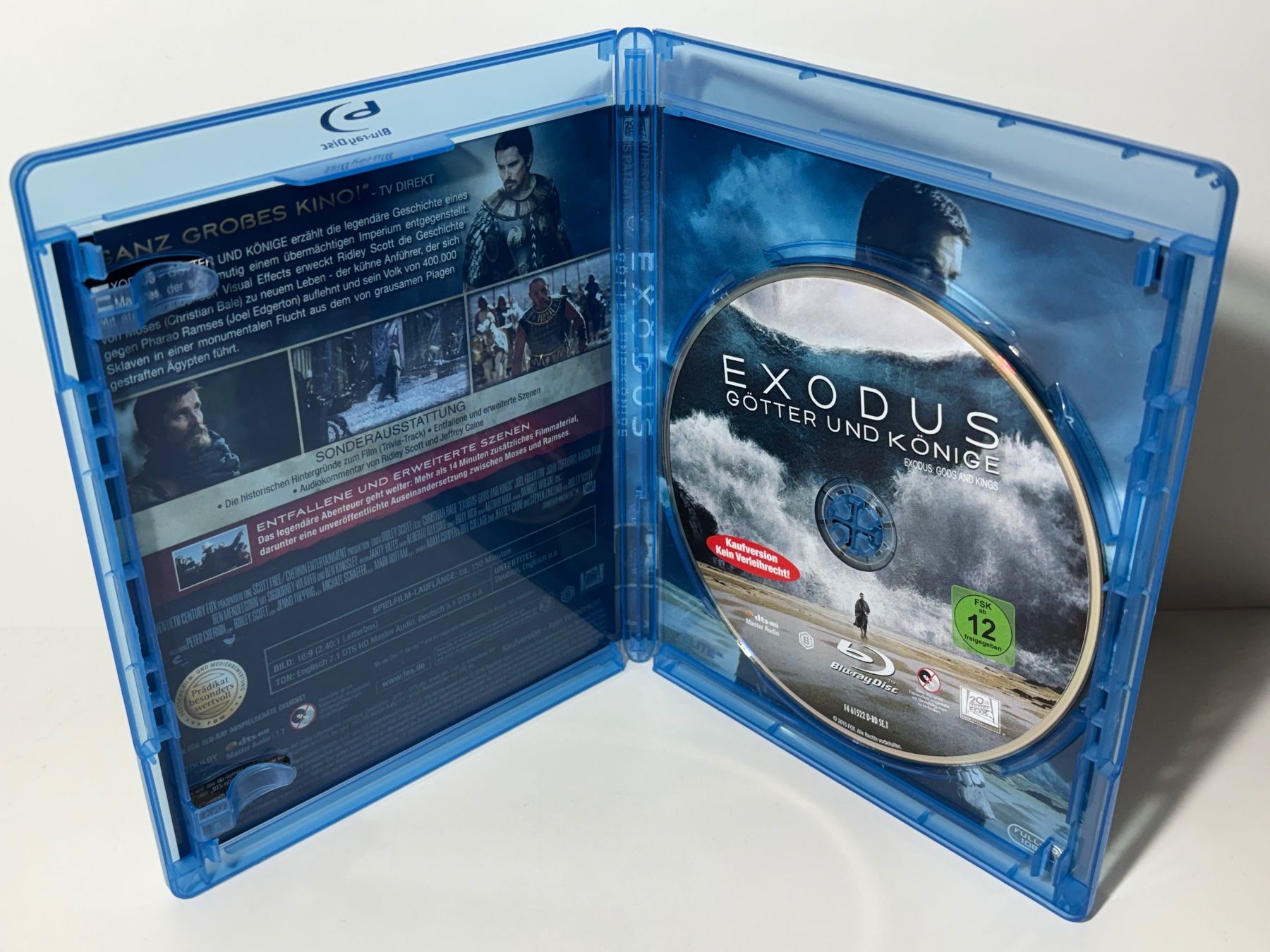 Tutti i DVDs: Exodus  - Götter und Könige Blu Ray – Usato da Wilderswil venduto da Sstriker 2