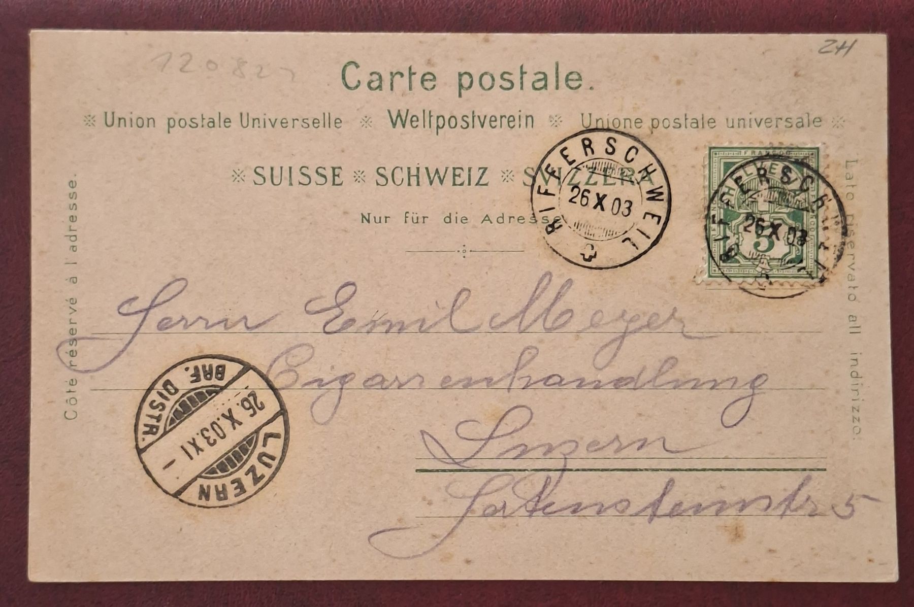 Ansichtskarten: Gruss aus Rifferswil – Gebraucht aus Affoltern am Albis von Ab_1.- 1