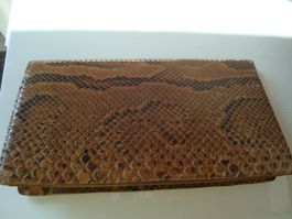 Sac pochette vintage en serpent