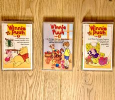 3er Set Winnie Puuh Kassetten, guter Zustand