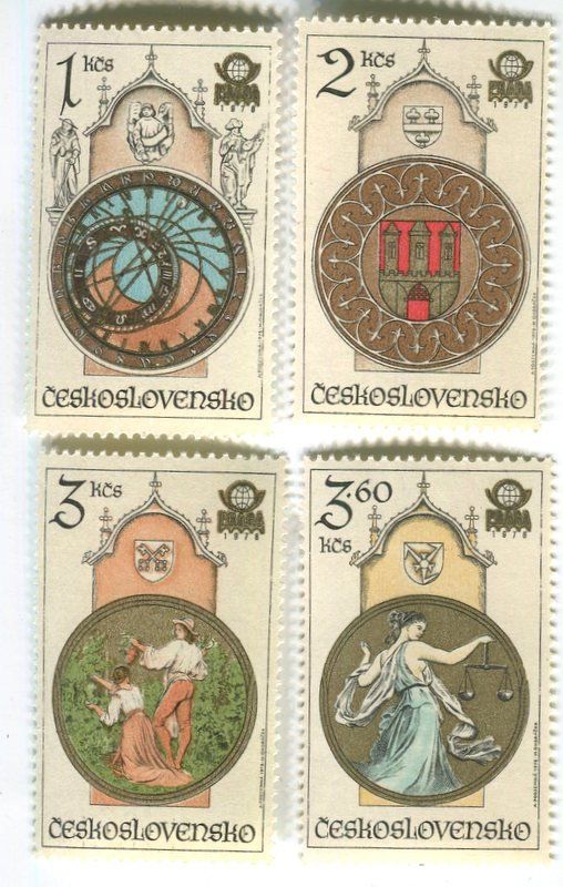 Tous les timbres: Briefmarken "Turmuhren". Tschechoslowakei – Neuf avec emballage d'origine à Basel par Butsch5