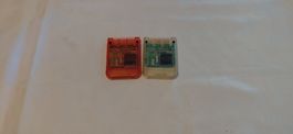 2 Farbige Original Memory Cards PS1 / 17 pro Stück