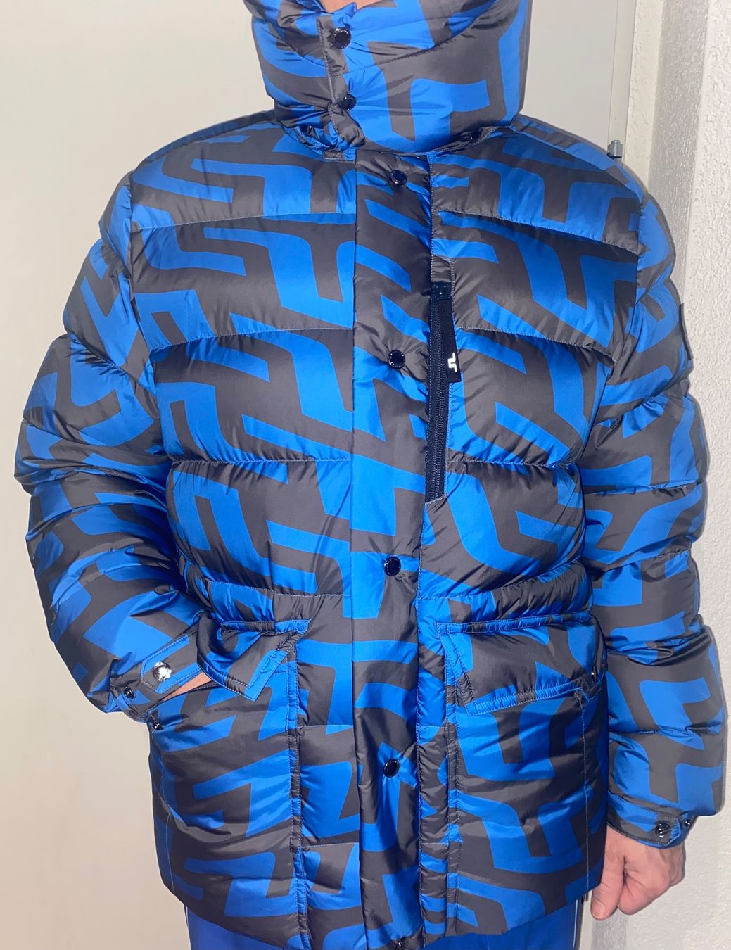 Lindeberg Giacche: J.Lindeberg Winterjacke blau/braun – Nuovo e nell'imballaggio originale da Altendorf venduto da Jeshy15
