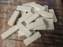lego 2454 lot de 25 pièces Tan Brick 1 x 2 x 5