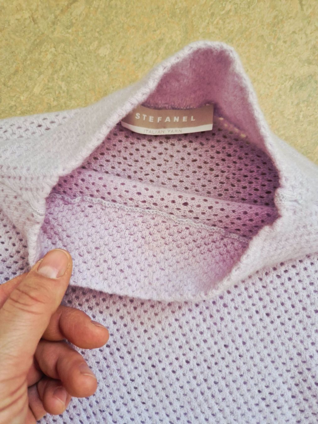 Stefanel Pullover & Sweatshirts: PULLOVER PULLI SHIRT STEFANEL S 36 CASHMERE KASCHMIR FLIEDER – Neu (gemäss Beschreibung) aus Elsau von the-colorful-side 3