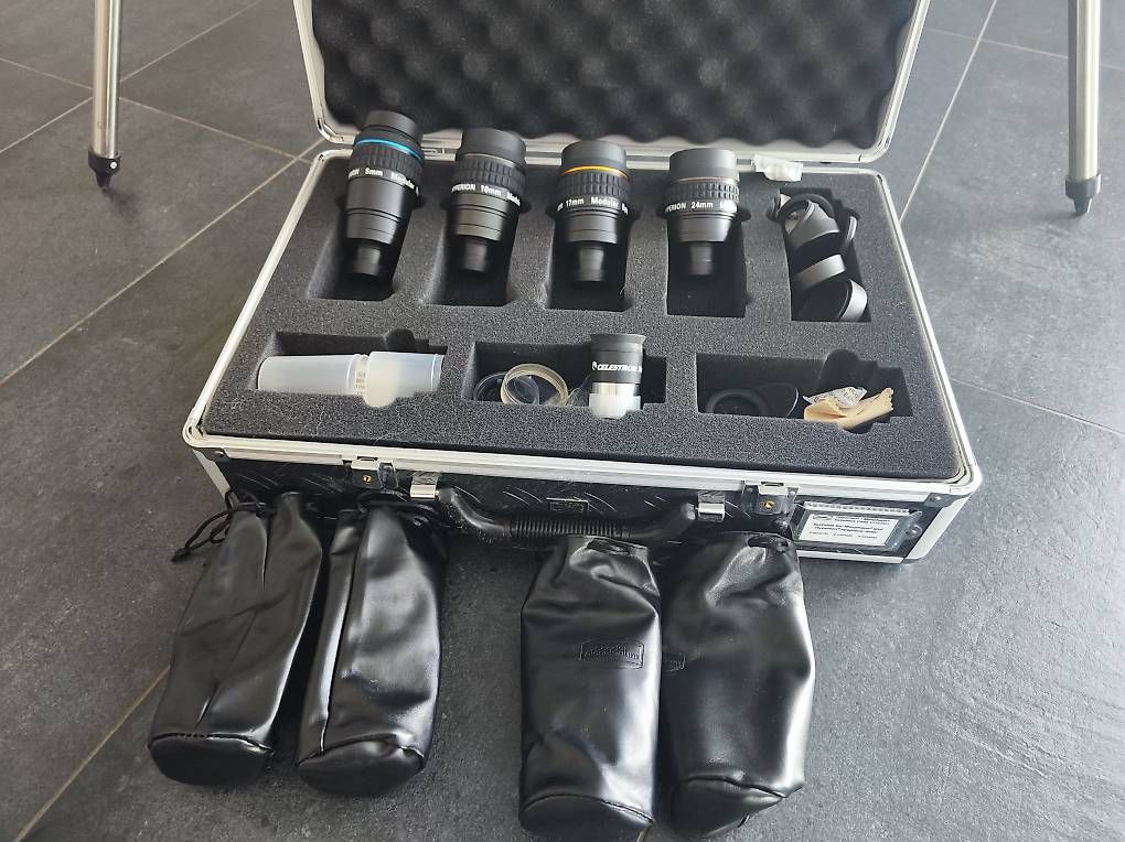 Telescopi: Celestron Inspire 100AZ mit Baader Hyperion Okular-Set – Usato da Mühlethurnen venduto da Breizh_29 1