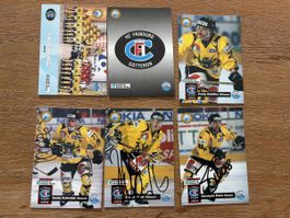 Fribourg Gotteron Hockey Card signiert 