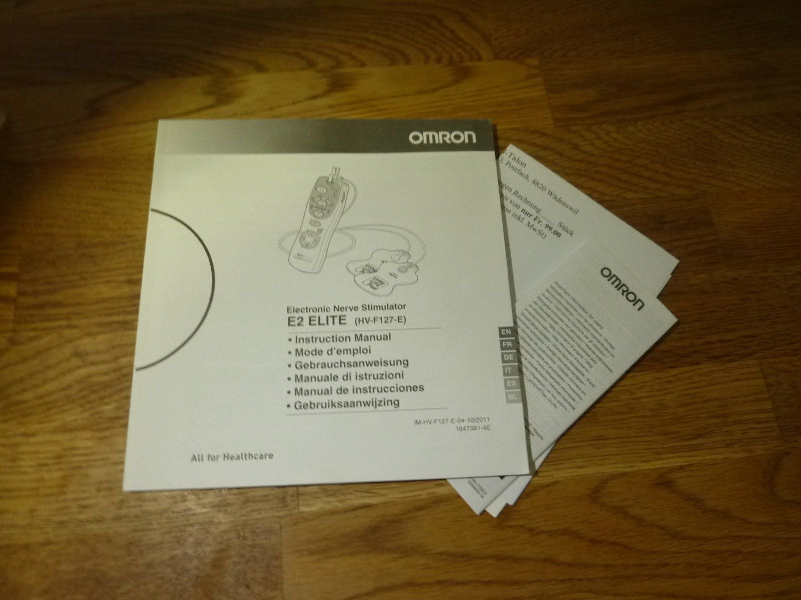 Omron Dispositivi per massaggi: Omron E2 Elite TENS-Massagegerät 149 neuwertig – Usato da Hochfelden venduto da swissice 3
