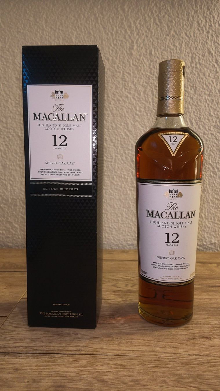 Macallan Bevande alcoliche: Macallan 12 Sherry Oak (versiegelt) – Nuovo e nell'imballaggio originale da Wettingen venduto da manuelrogg
