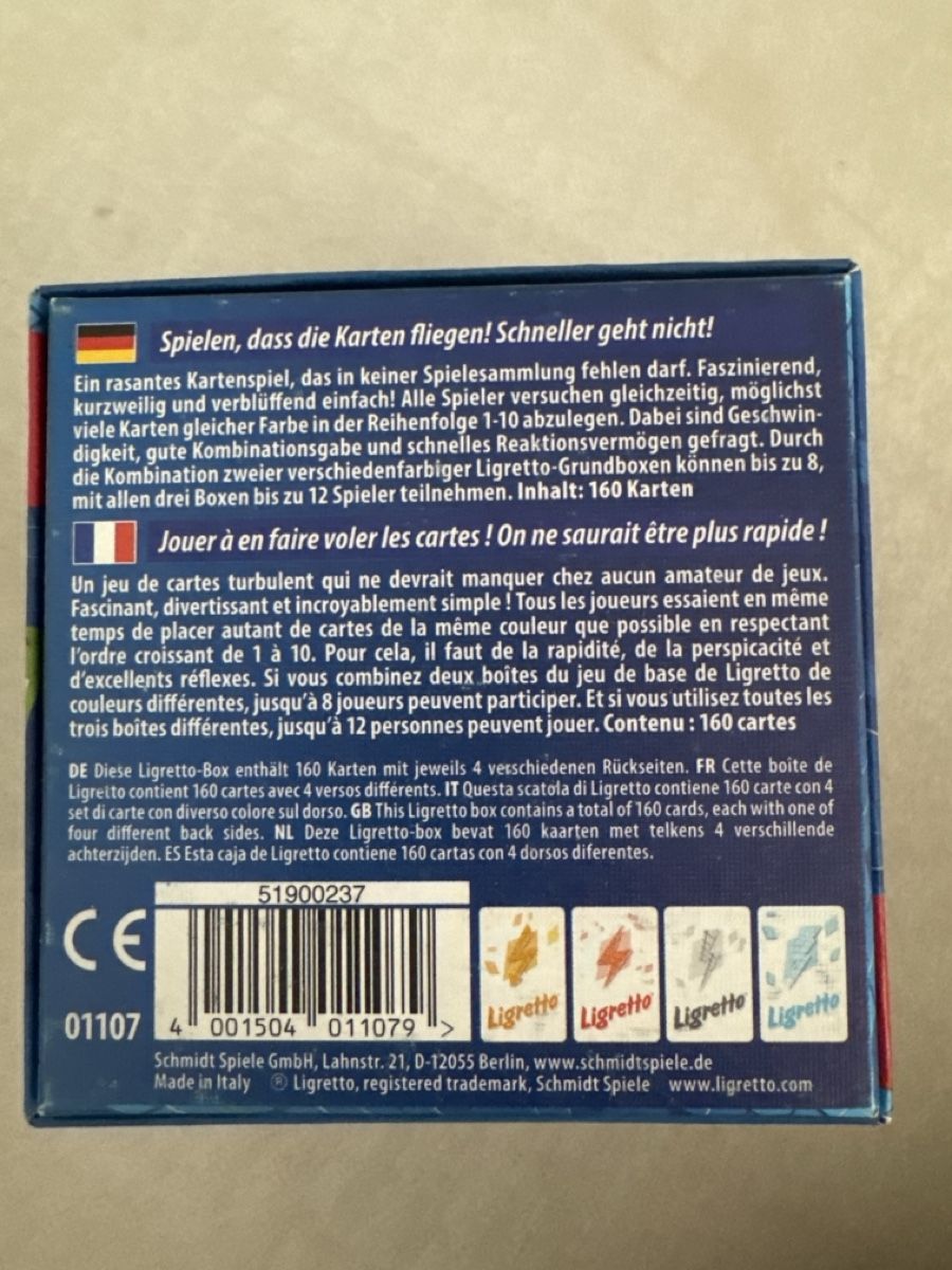 Spiele: Ligretto Kartenspiel – Gebraucht aus Hagendorn von KALU27 1