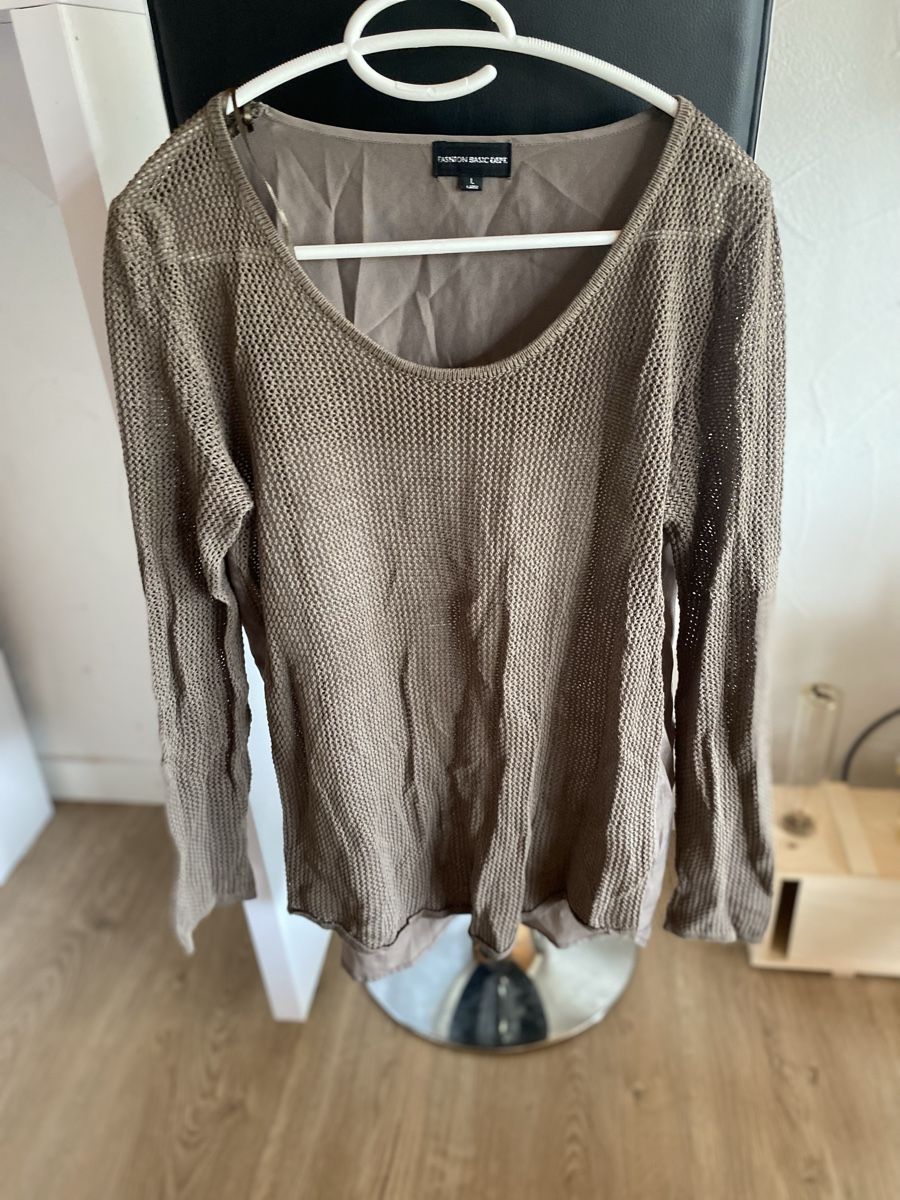 Maglioni & Felpe: Damen Pullover braun Grösse L FASHION BASIC DEPT – Nuovo e nell'imballaggio originale da Steckborn venduto da Amandabraun96