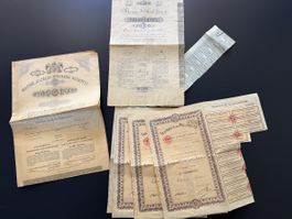 Historische Aktien, alte Wertpapiere!