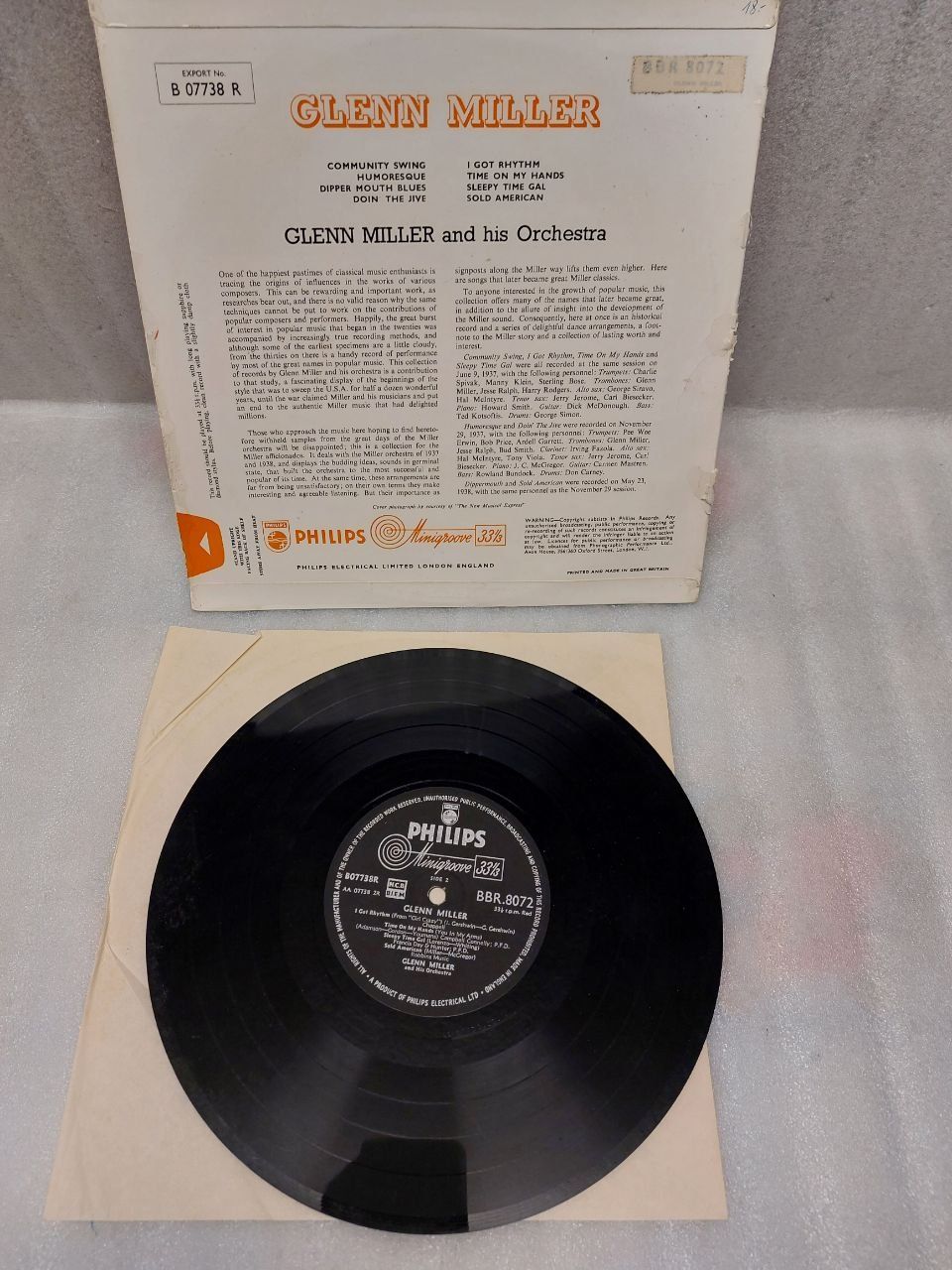 Schallplatten: Glenn Miller E La Sua Orchestra ‎–  Vinyl – Gebraucht aus Pambio Noranco von TREBORLOP 1