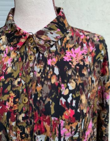 Superbe blouse colorée MINIMUM 100%viscose t.36